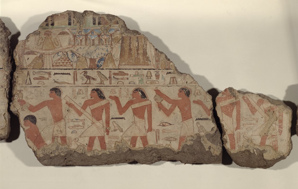 Pinturas de Metjetji (detalle) de Old Kingdom Egyptian