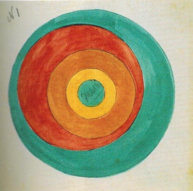 Pintura de colores. Boceto. de Olga Rozanova