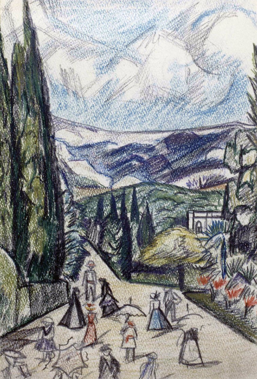 Paisaje de Crimea de Olga Rozanova