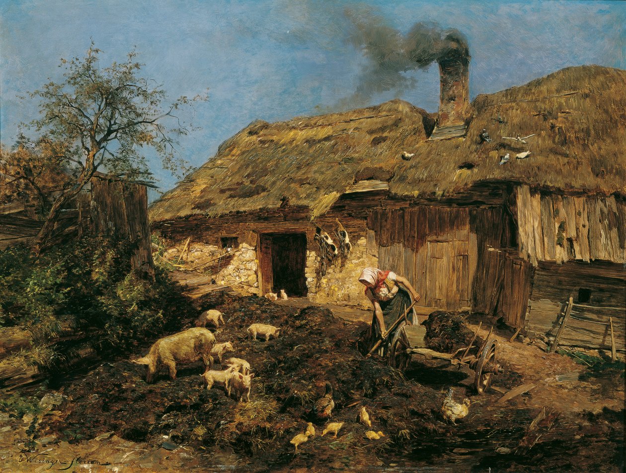trabajar en la granja de Olga Wisinger Florian