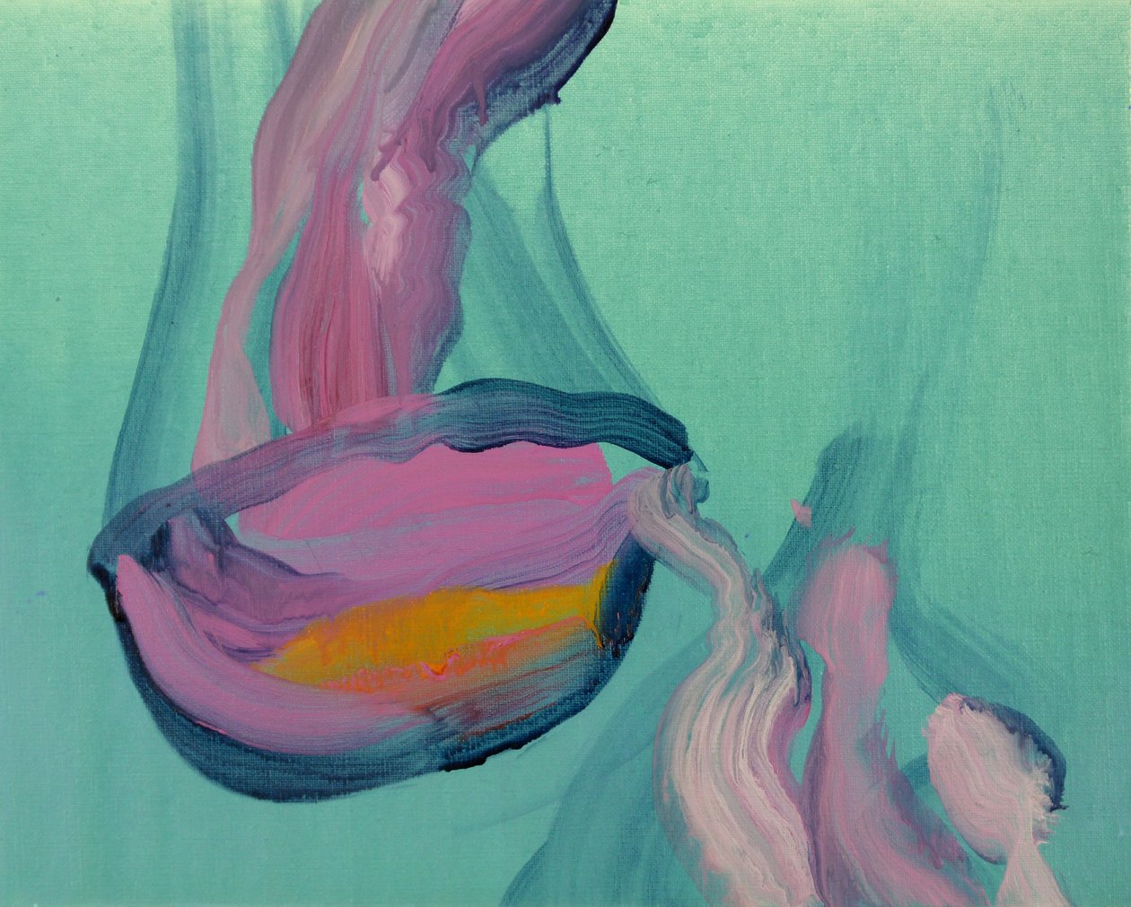 Méduses 8, 2013 (acrílico sobre lienzo) de Olivier Morel