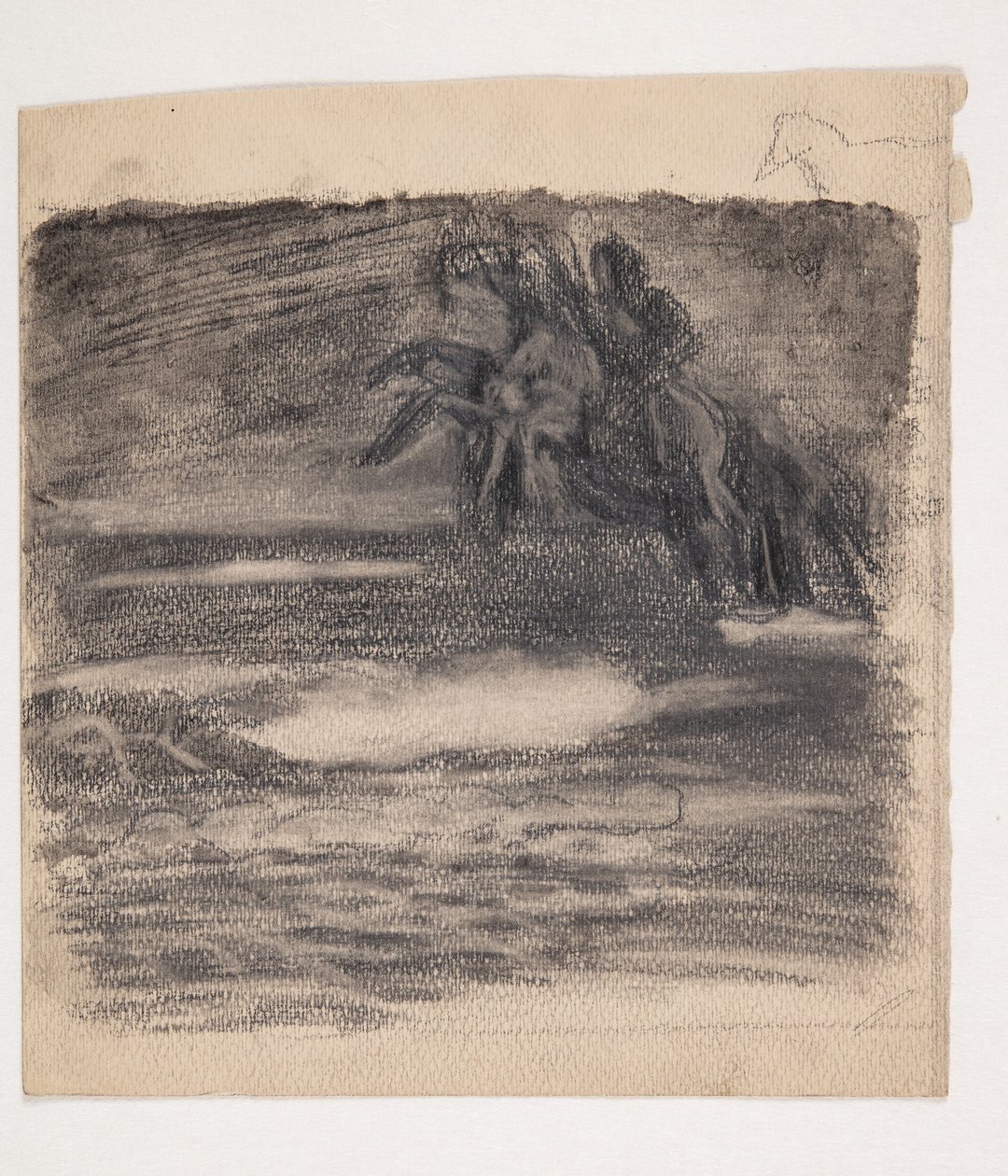 Caballo encabritado sobre el mar o las nubes de Oluf Hartmann