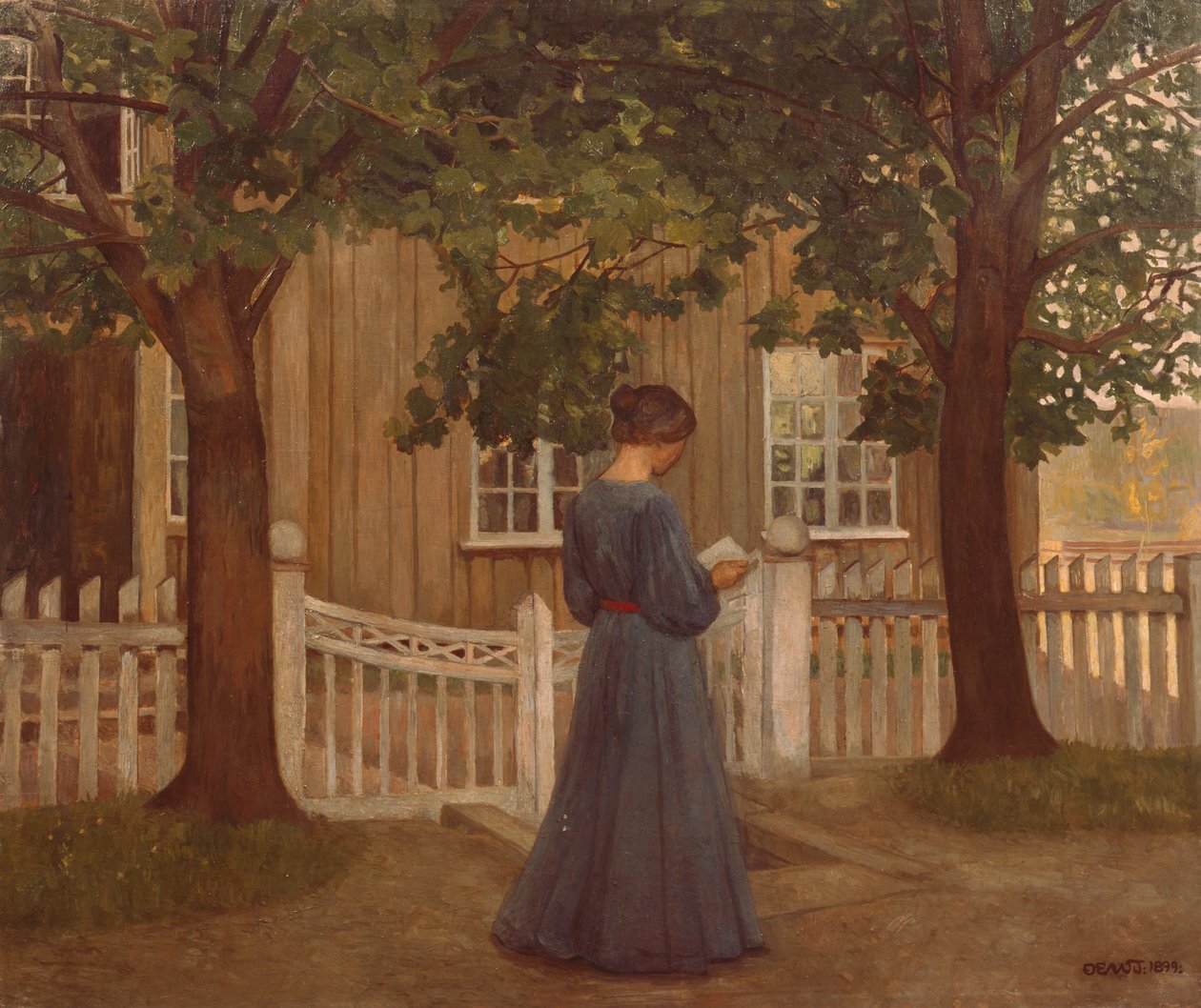 Por la tarde (carta) de Oluf Wold Thorne