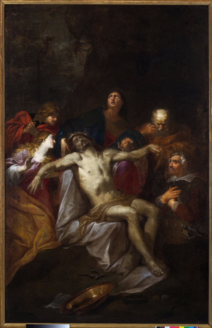 Lamentación por el cuerpo de Cristo de Orazio de