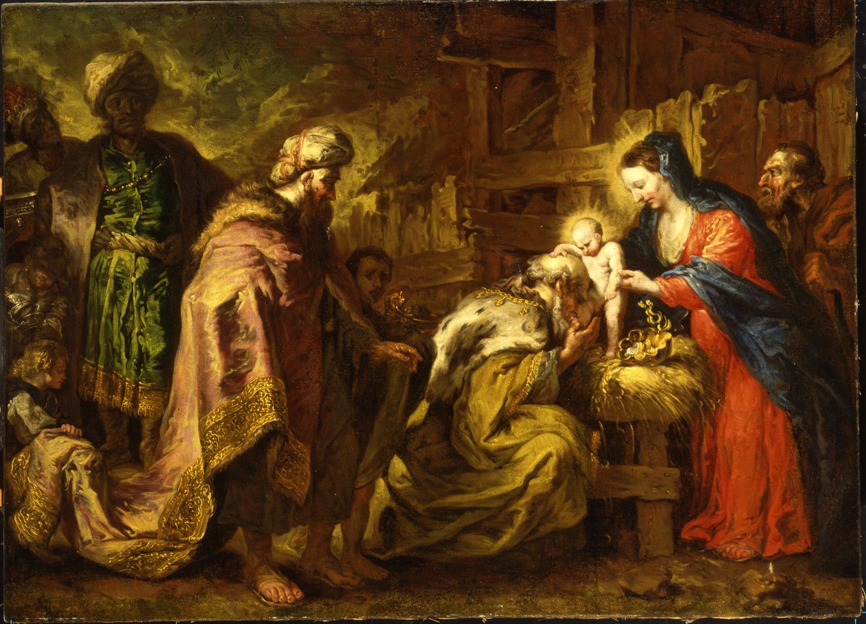 La adoración de los magos de Orazio de Ferrari