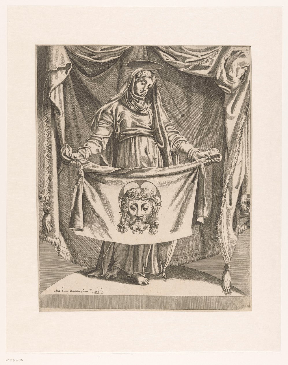 Veronica con paño de sudor de Orazio de Santis (attributed to)