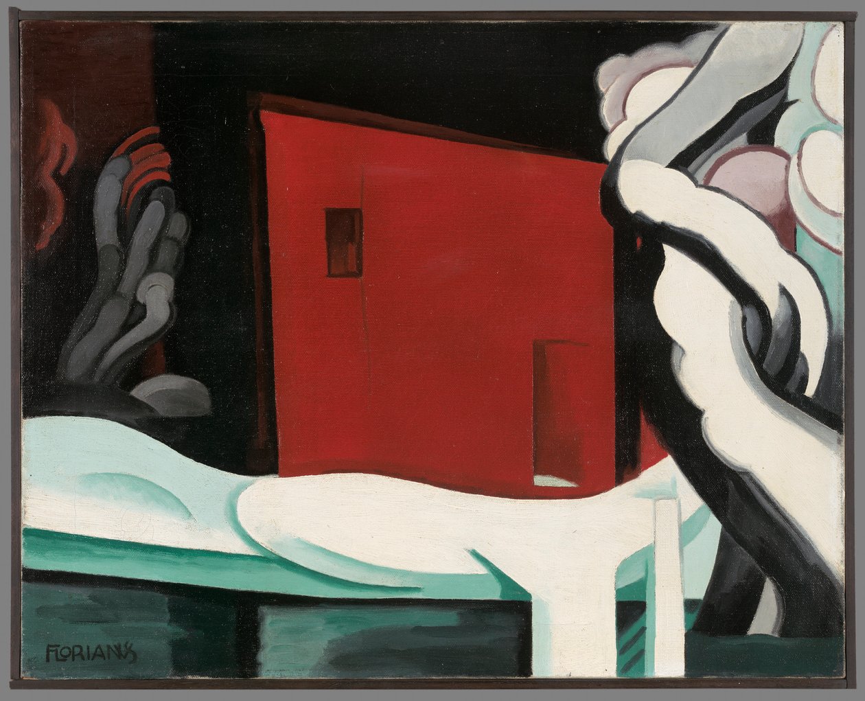 nieve y brillo de Oscar Bluemner