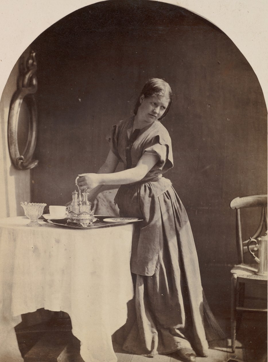 Moda inglesa en el desayuno, ca. 1860 de Oscar Gustav Rejlander