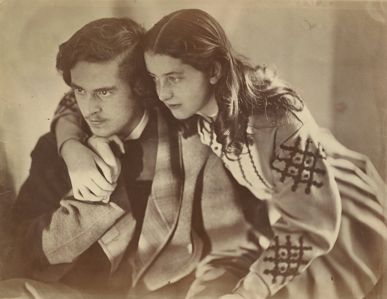 Mary Constable y su hermano de Oscar Gustav Rejlander