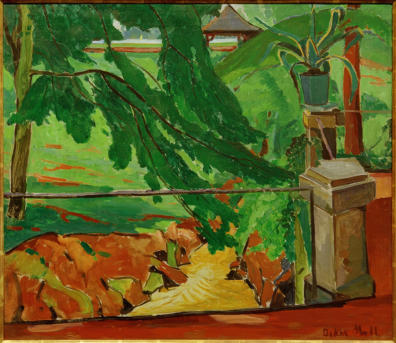Jardín en Hattenheim de Oskar Moll