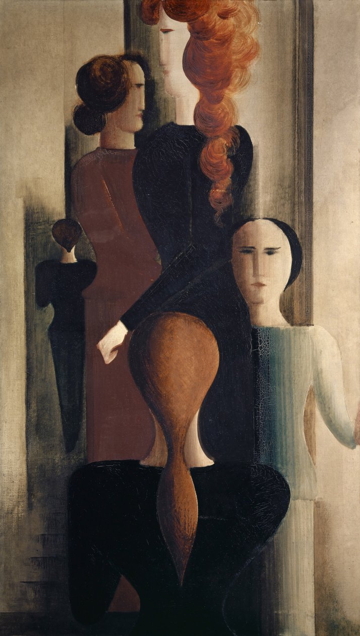 Mujeres en la escalera de Oskar Schlemmer