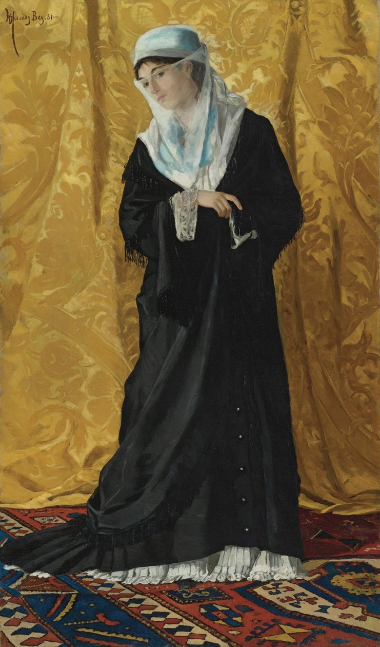 Una dama de Constantinopla de Osman Hamdi Bey