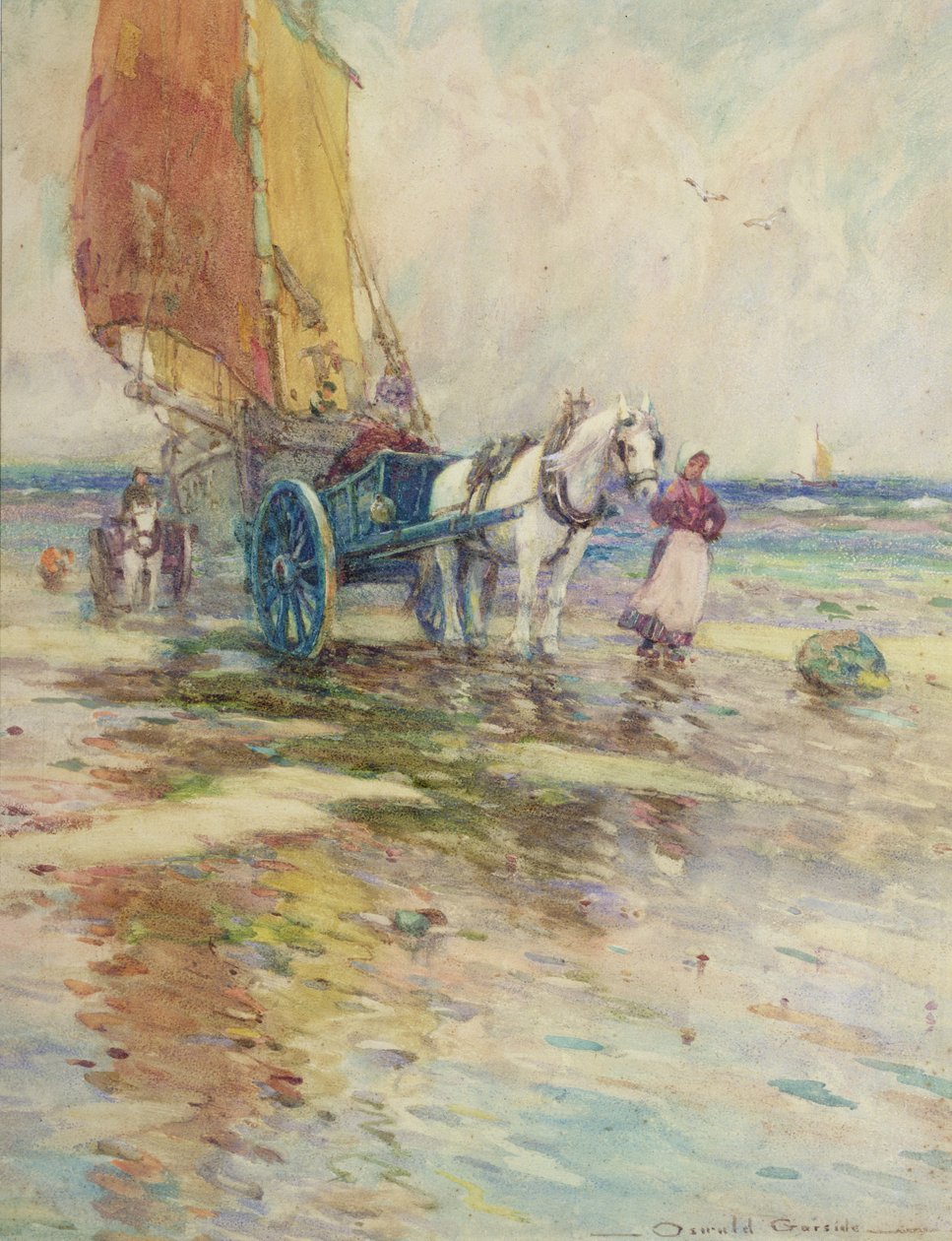 En la playa de Oswald Garside