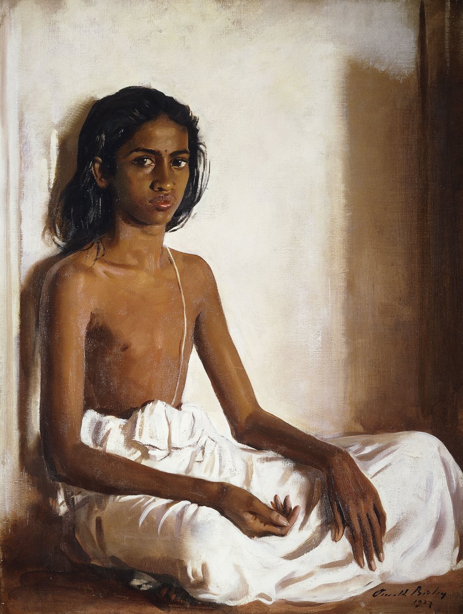 Un niño indio de Oswald Hornby Joseph Birley