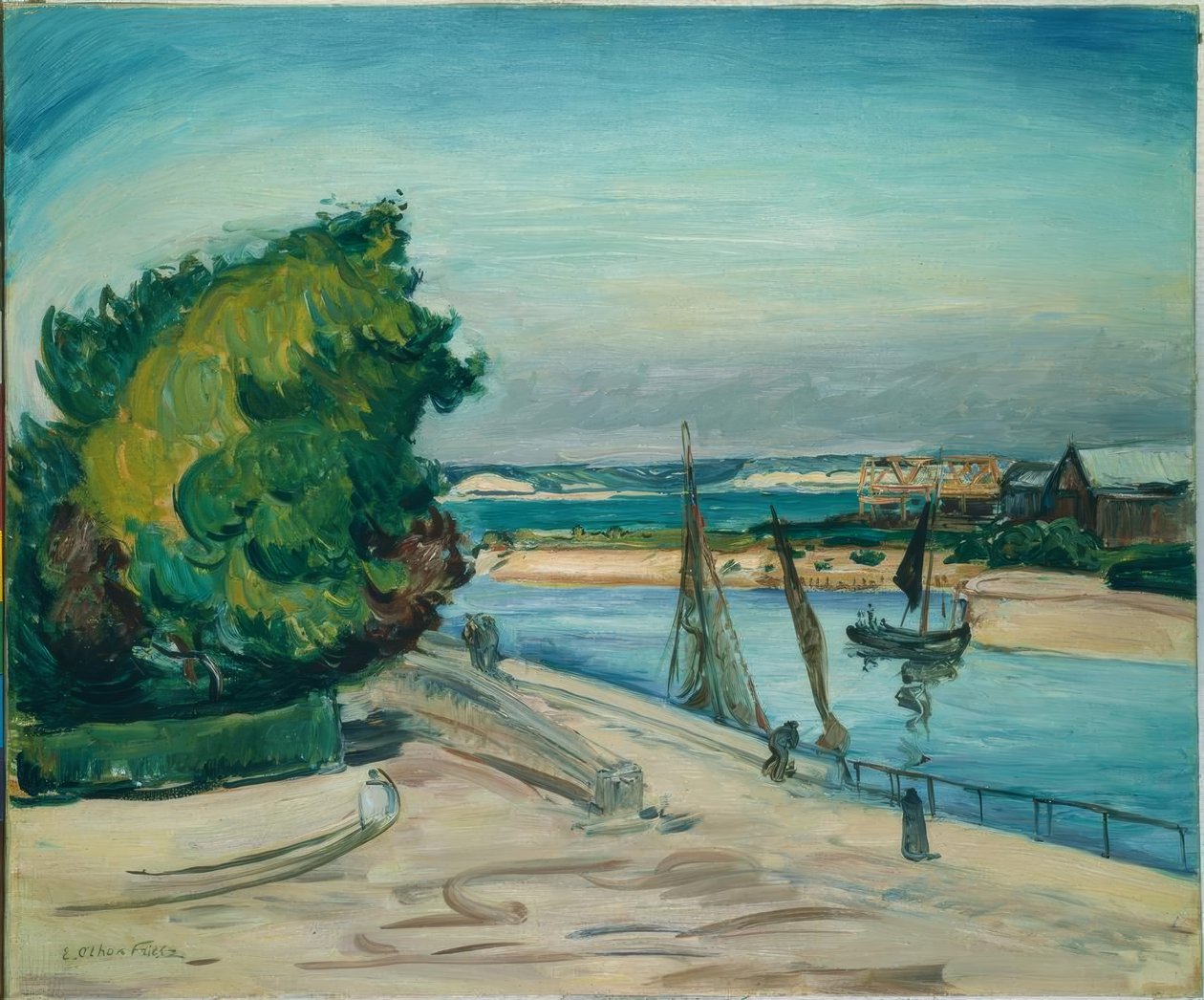Le Havre, Entrada del Puerto de Othon Friesz