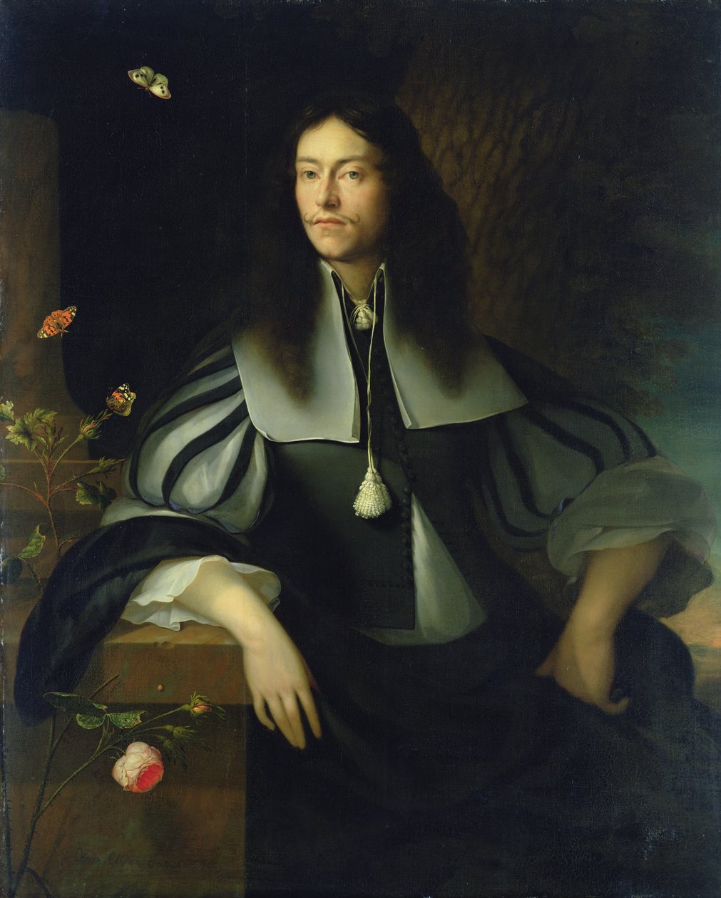 Retrato de un caballero desconocido, 1663 de Ottmar the Elder Elliger