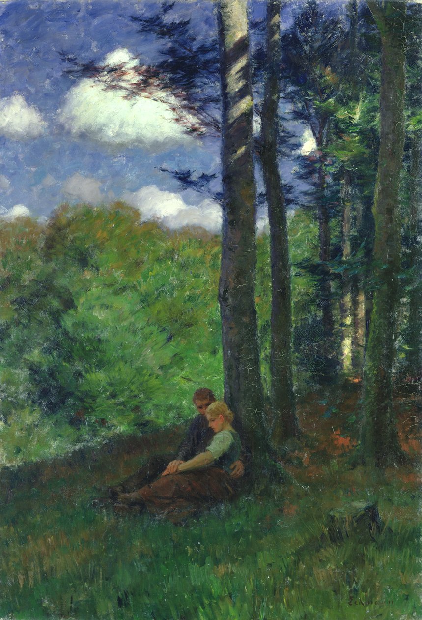 Amor joven, 1898 de Otto Eckmann