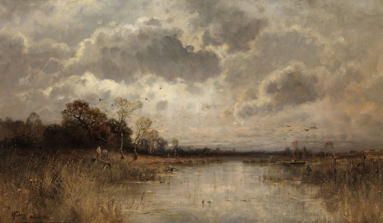 Amplio paisaje de páramo de Otto Fedder