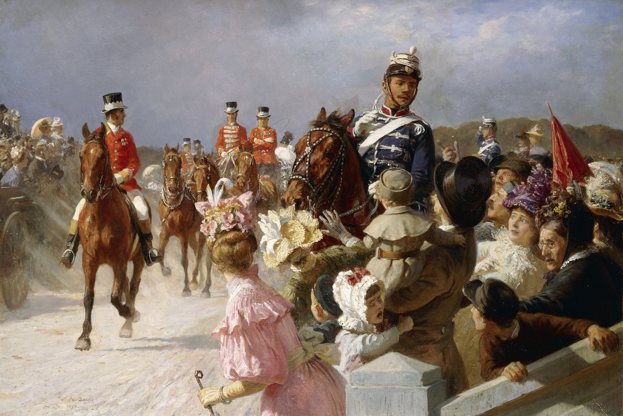 El rey está llegando, 1898 de Otto Bache