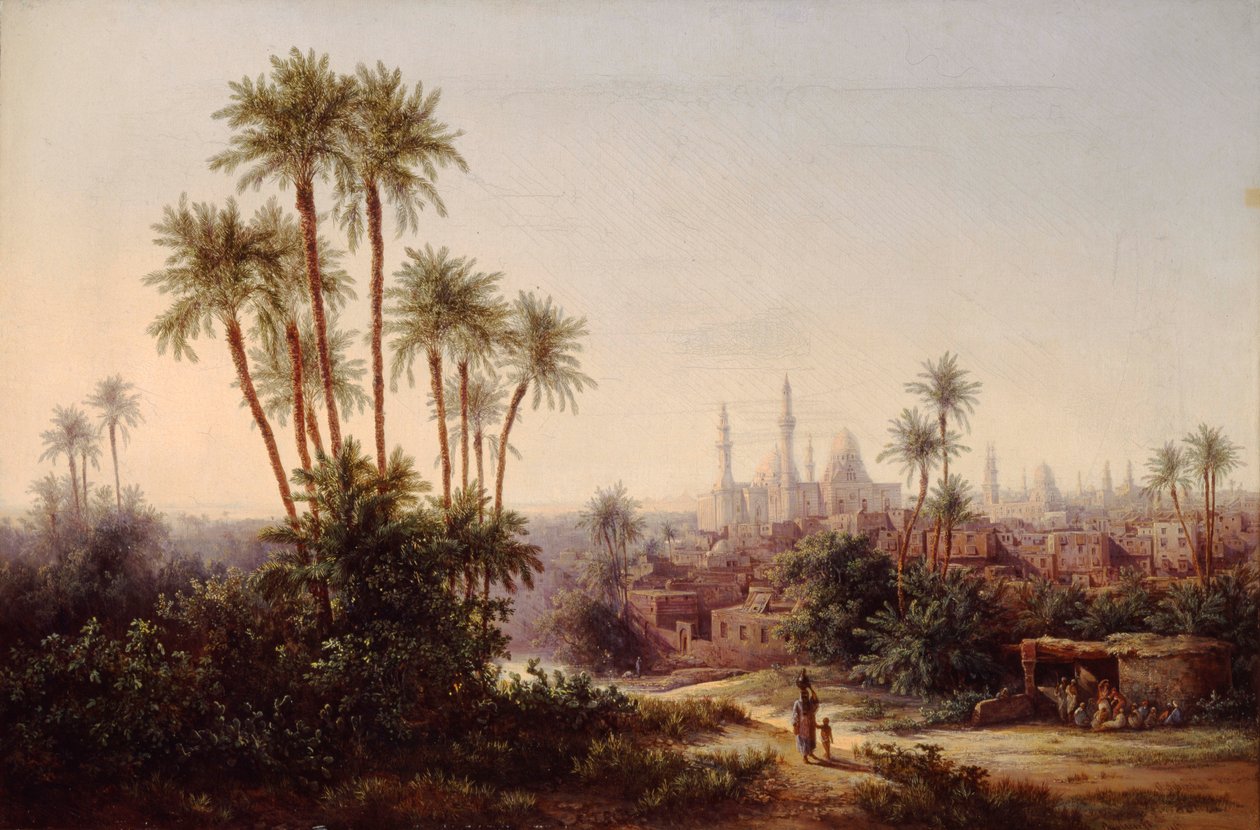 Vista de El Cairo, 1867 de Otto Georgi
