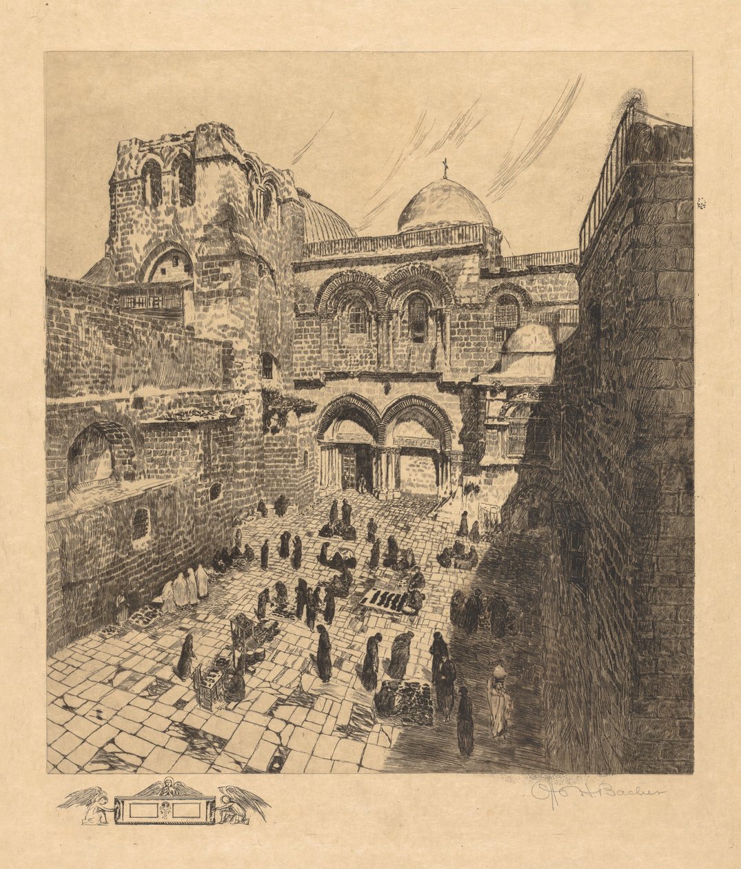 Iglesia del Santo Sepulcro, Jerusalén de Otto H. Bacher