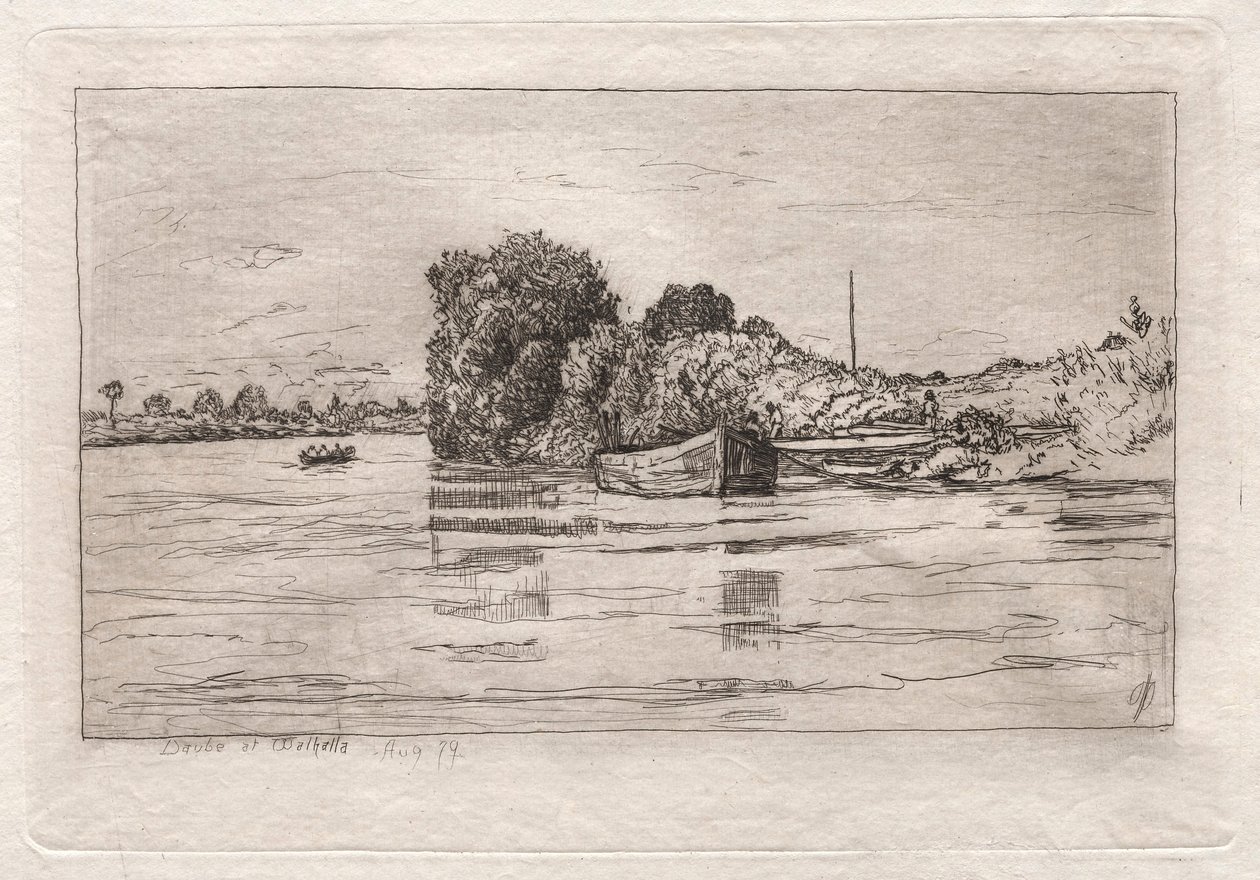 Danubio en Walhalla, 1879 de Otto H. Bacher