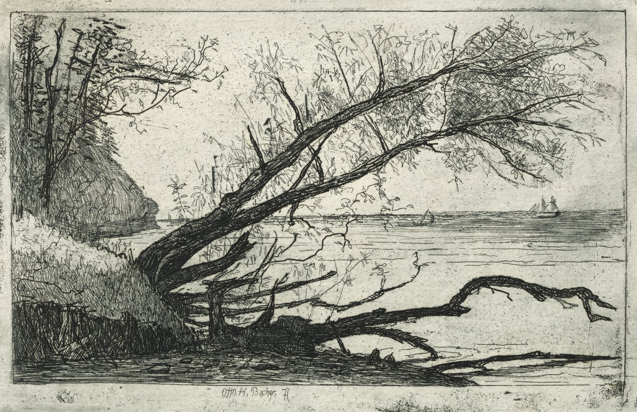 Orilla del Lago, Cleveland, siglo XX de Otto H. Bacher