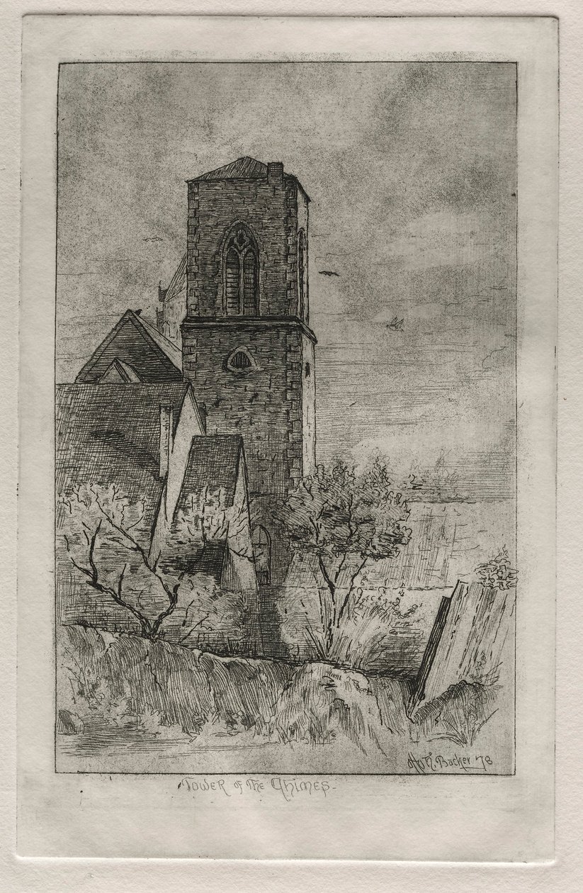 Torre de las campanas, 1878 de Otto H. Bacher