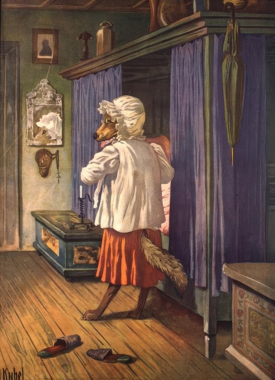 Caperucita Roja de Otto Kubel