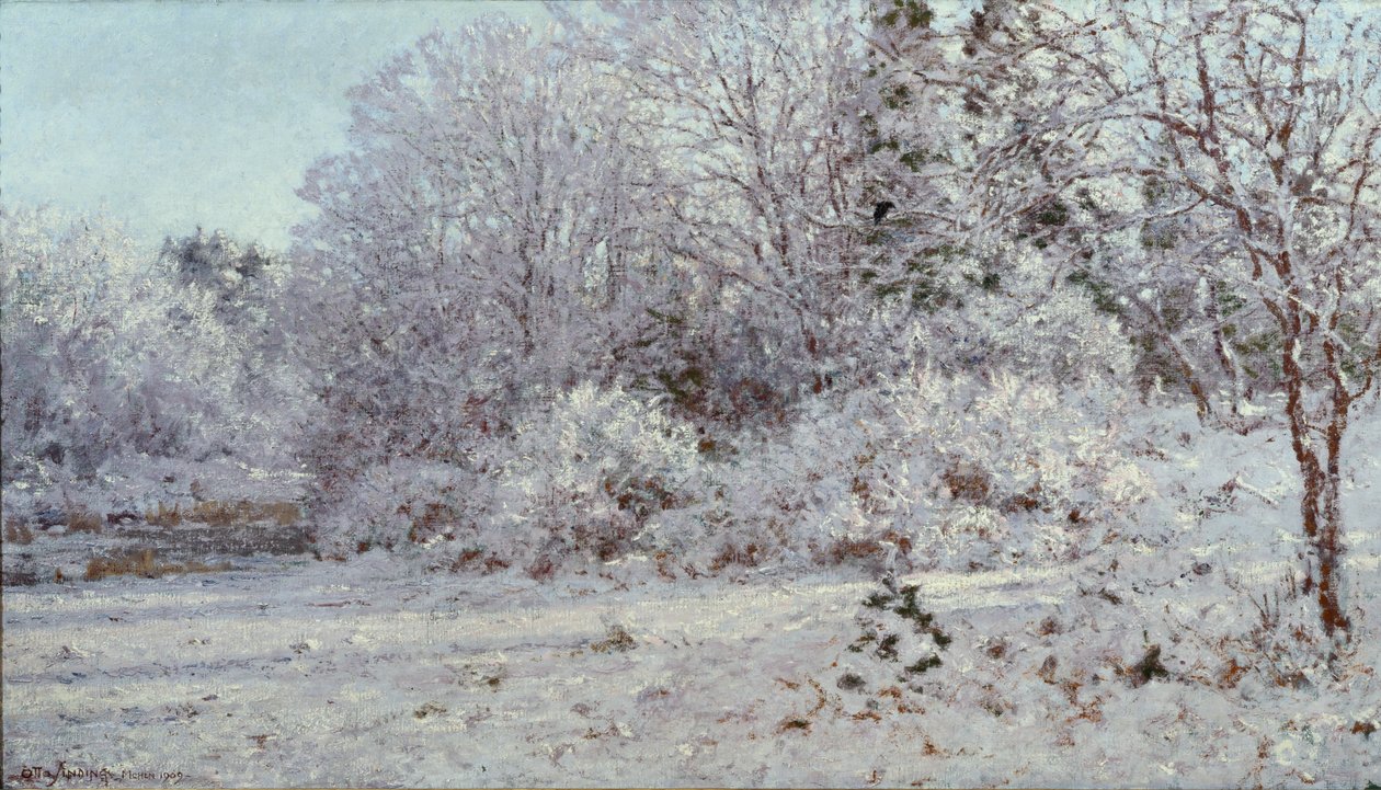 Nieve en Múnich de Otto Ludvig Sinding