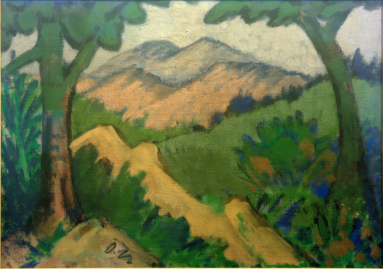 Paisaje de dunas de Otto Mueller
