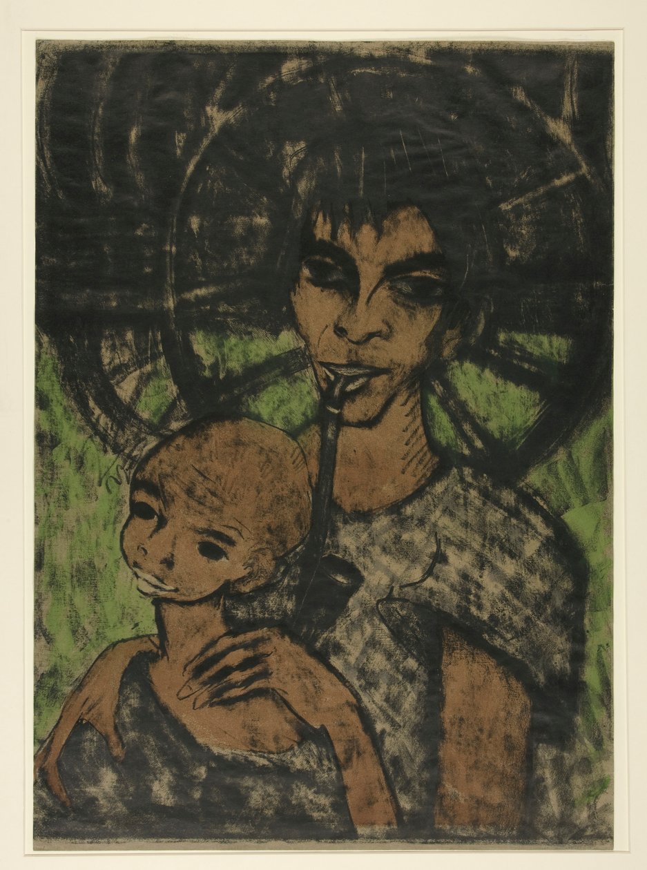 virgen gitana de Otto Mueller
