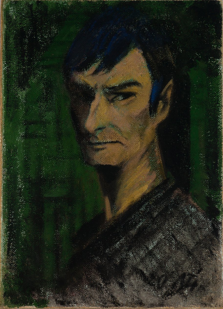 Autorretrato desde la izquierda de Otto Mueller