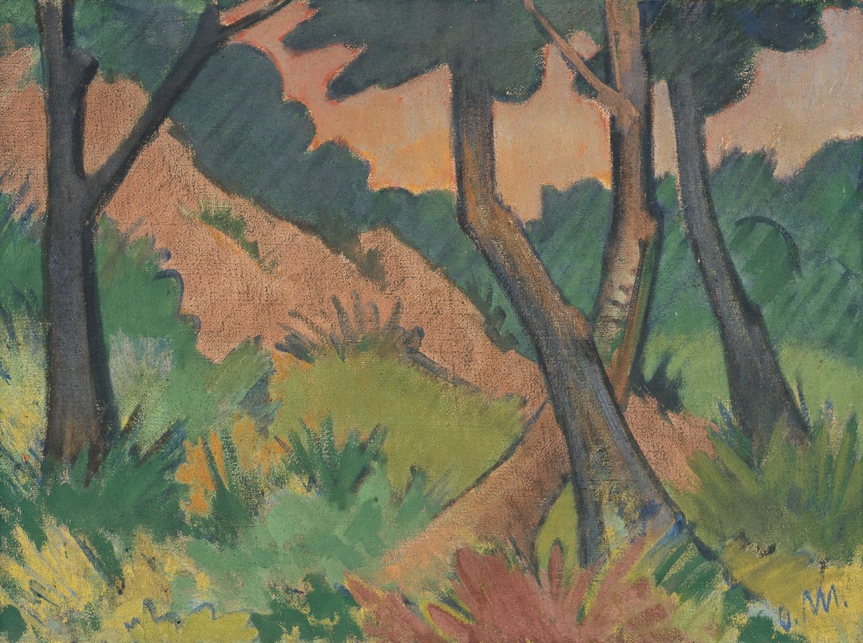 Paisaje III de Otto Mueller