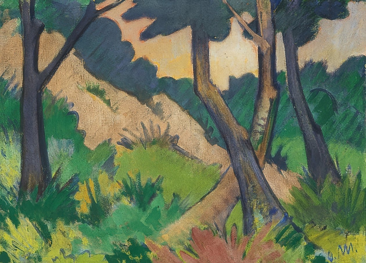 Paisaje III de Otto Mueller