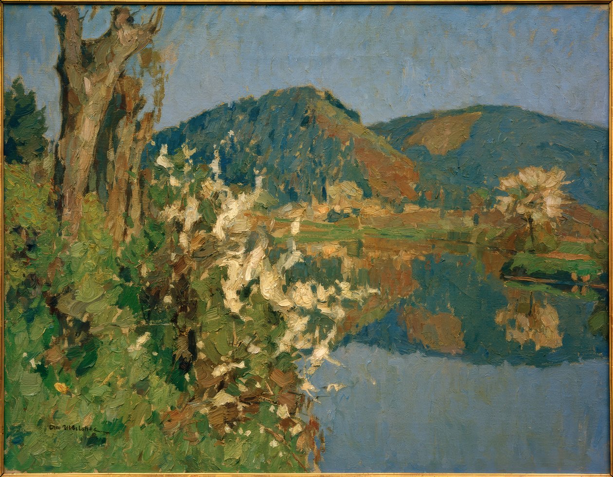 Primavera (Paisaje fluvial) de Otto Ubbelohde