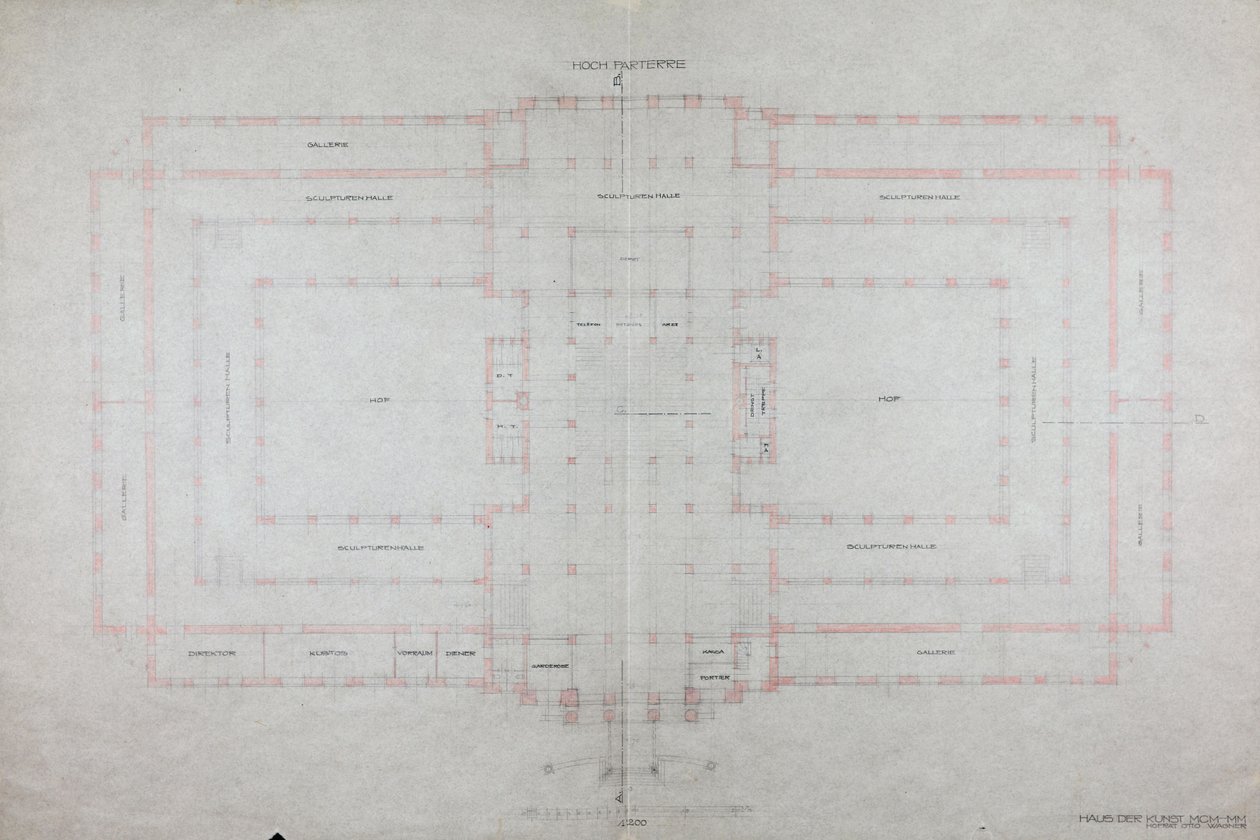 Proyecto para una "Casa de Arte MCM-MM" de Otto Wagner