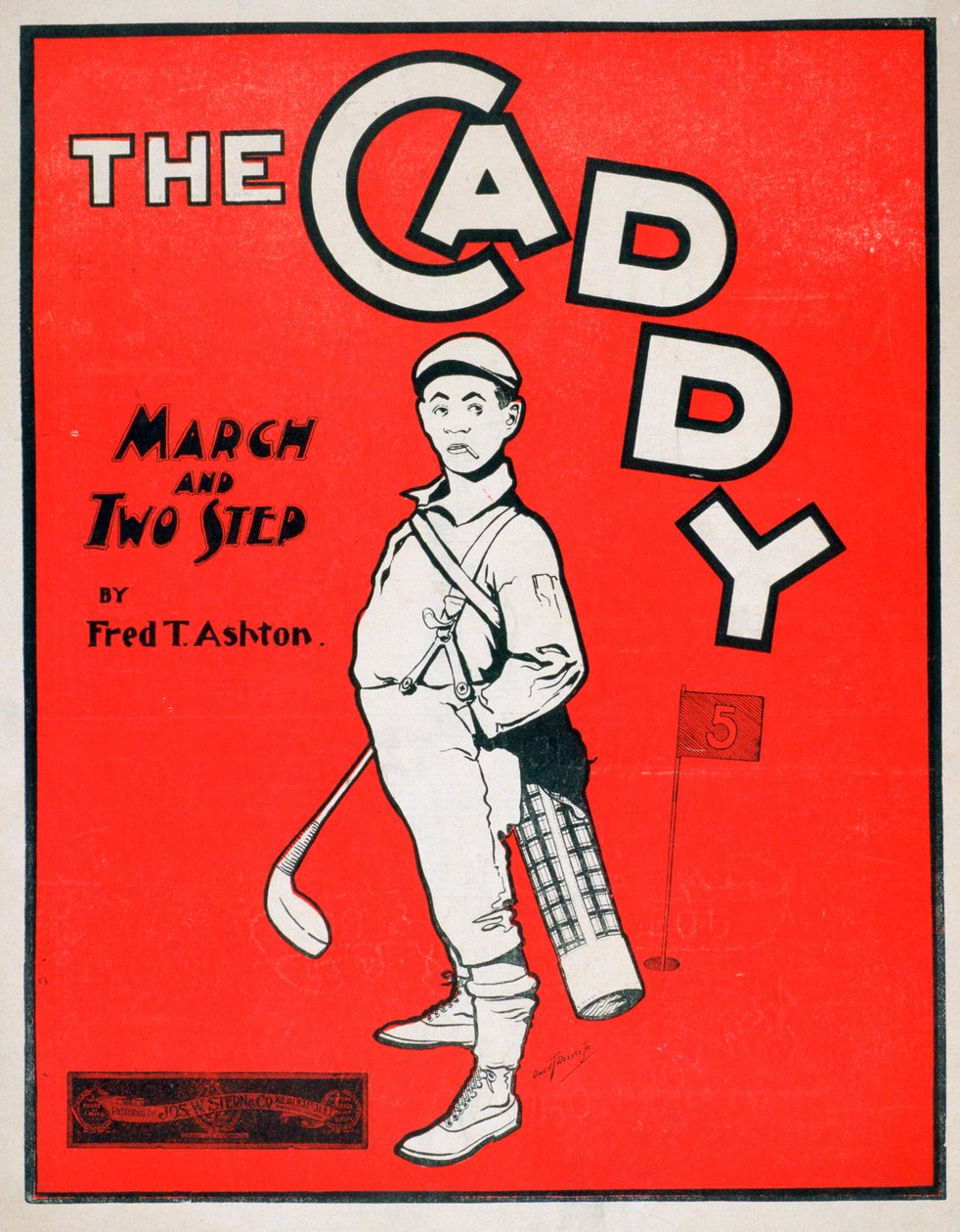 El caddie, portada de partitura de Owen T Reeves