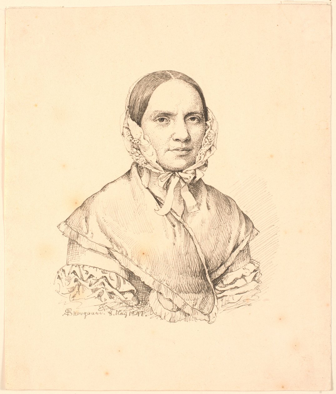 Retrato de Hanne Westengaard de P.C. Skovgaard