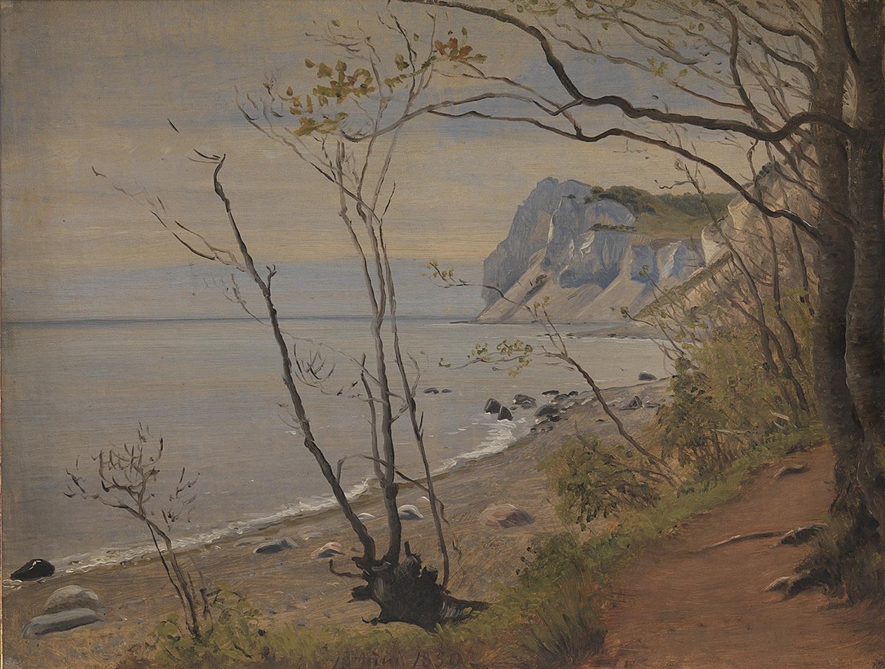Los acantilados de la isla de Møn de P.C. Skovgaard