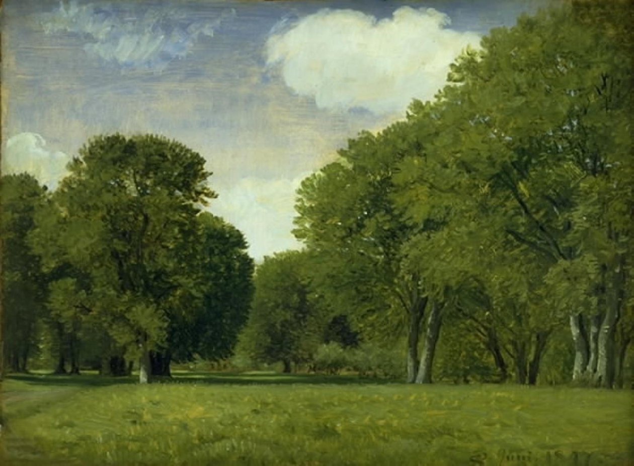 El parque de los ciervos. Estudio de P.C. Skovgaard