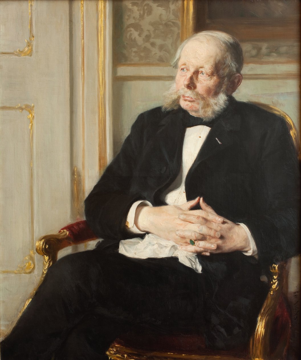 Barón Otto Ditlev Rosenørn-Lehn de Peder Severin Krøyer