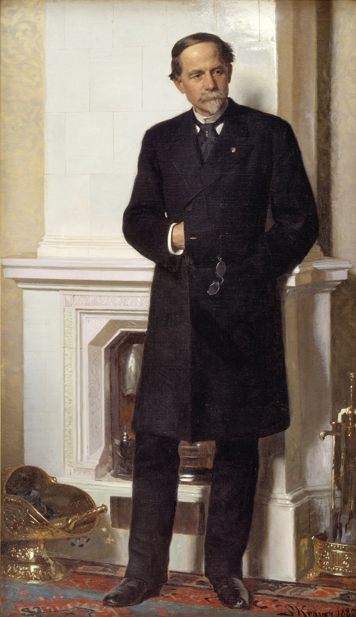 Retrato del arquitecto F. Meldahl de Peder Severin Krøyer