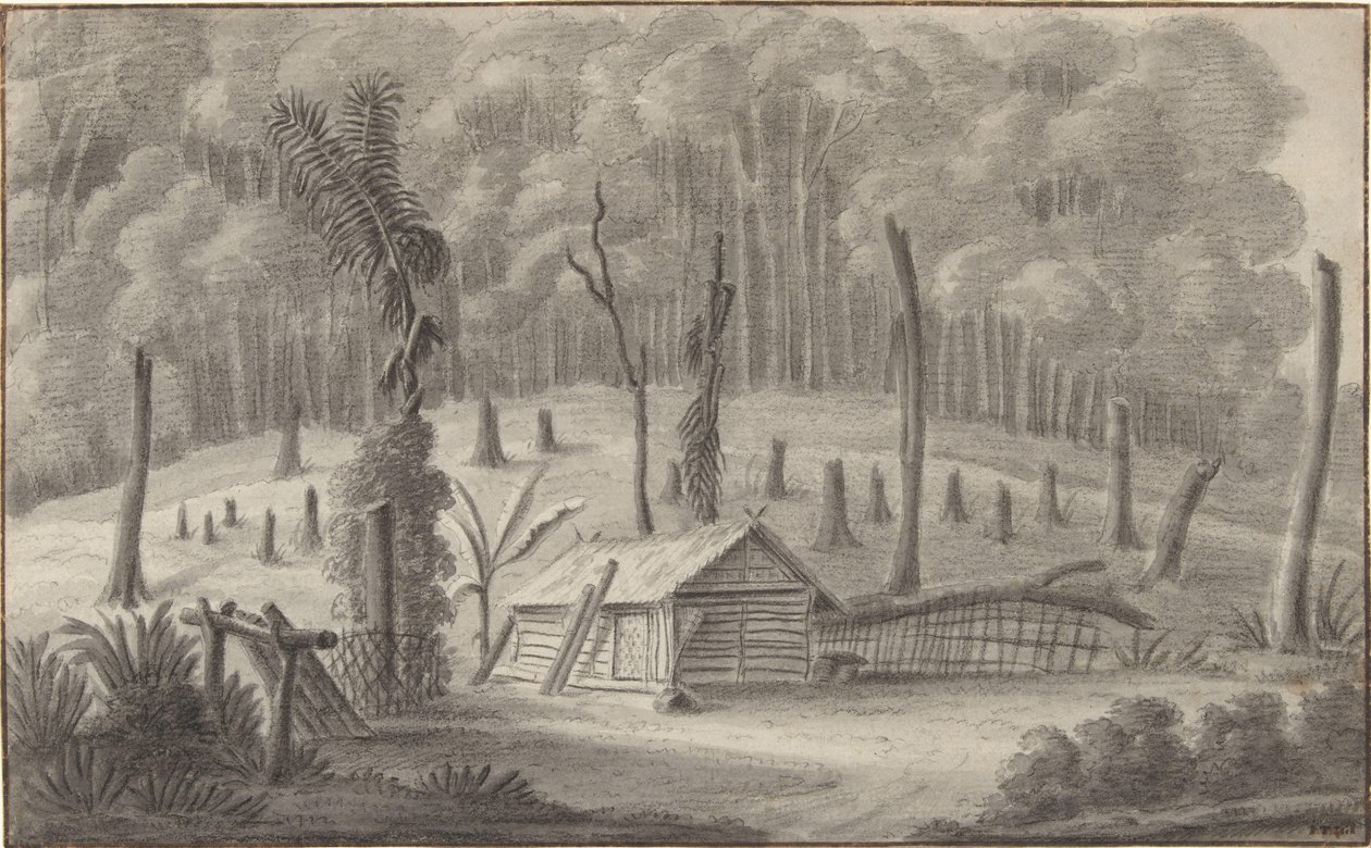 El Kampong Tji Badak en las Indias Orientales Holandesas de P.T. Bik (possibly)