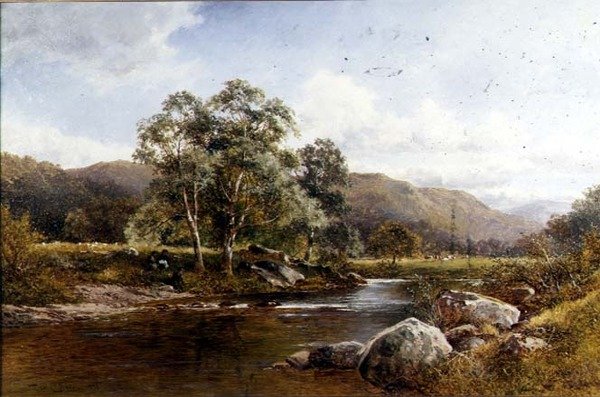 Una vista de Abbot Hall, Kendal de P. Crosthwaite