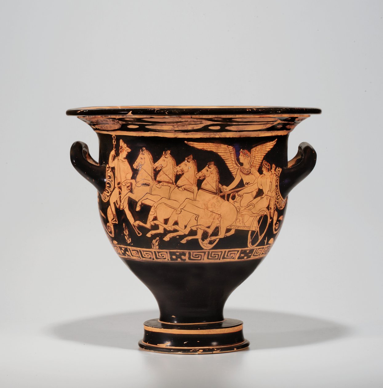 Crátera de campana de figuras rojas del Ática, c.390-370 a.C. de Painter of London F64
