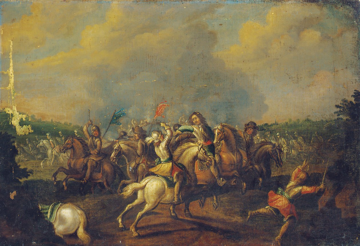 Una escaramuza de caballería de Palamedes Palamedesz