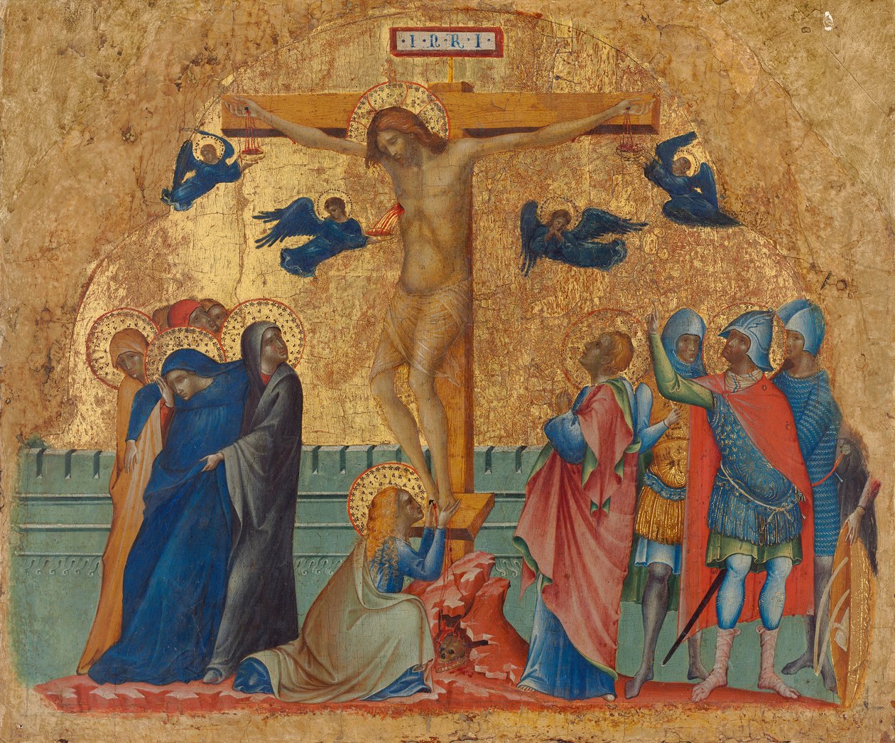 La Crucifixión, c.1340 de Paolo Veneziano