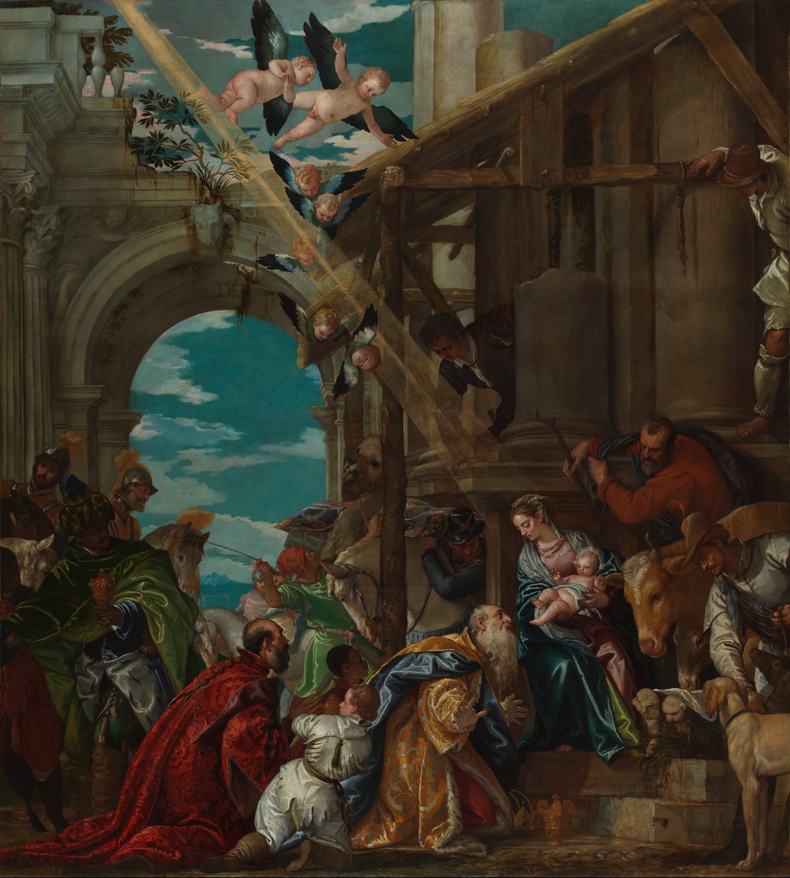 Adoración de los Magos de Paolo Veronese