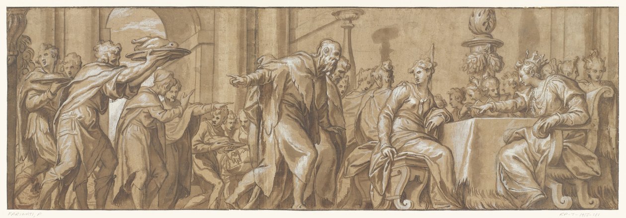 Comida de la Reina Vasthi de Paolo Farinati